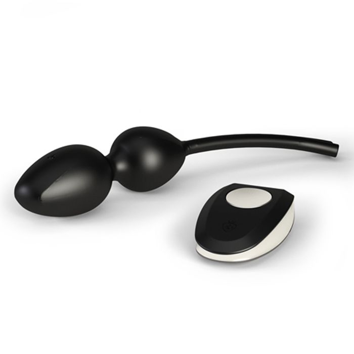 Mystim – Jane Untamed Geisha Balls Vibrator – Zwart foto 4